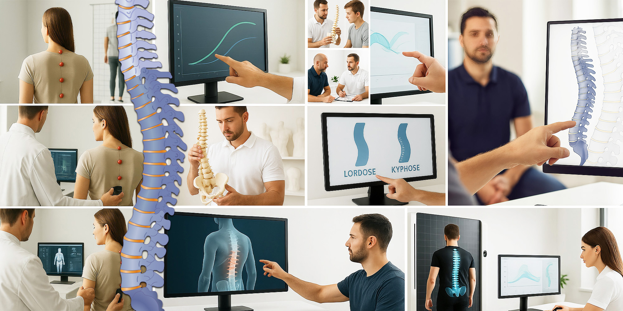 Wirbelsäulenvermessung mit computergestützter Auswertung